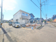 接道状況および現場風景 【北名古屋市鹿田南蒲屋敷】 接道状況および現場風景 【北名古屋市鹿田南蒲屋敷】