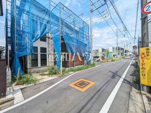 接道状況および現場風景 【国立市東3丁目】