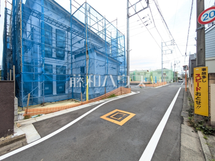 接道状況および現場風景 【国立市東3丁目】/撮影日2026/06/22