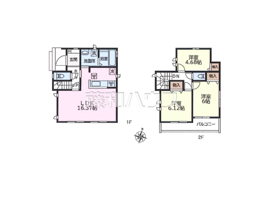 間取図 【西東京市向台町1丁目】