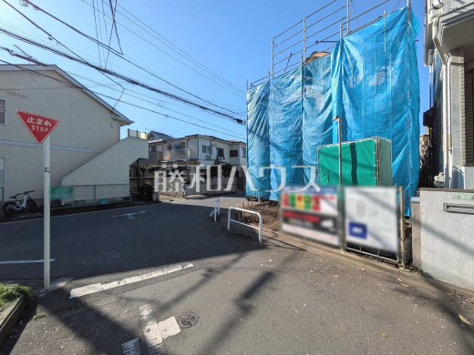 接道状況および現場風景 【西東京市向台町1丁目】