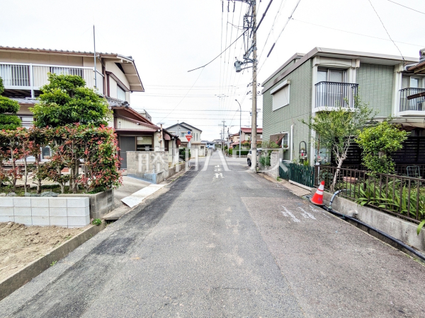 接道状況および現場風景 【春日井市関田町2丁目】 接道状況および現場風景 【春日井市関田町2丁目】