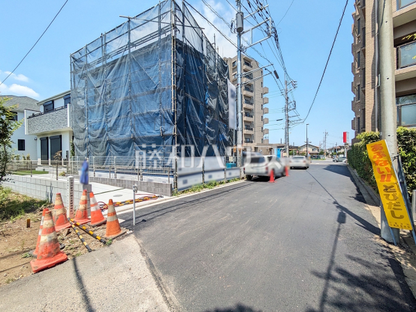J号棟 接道状況および現場風景 【小金井市前原町4丁目】 J号棟 接道状況および現場風景 【小金井市前原町4丁目】
