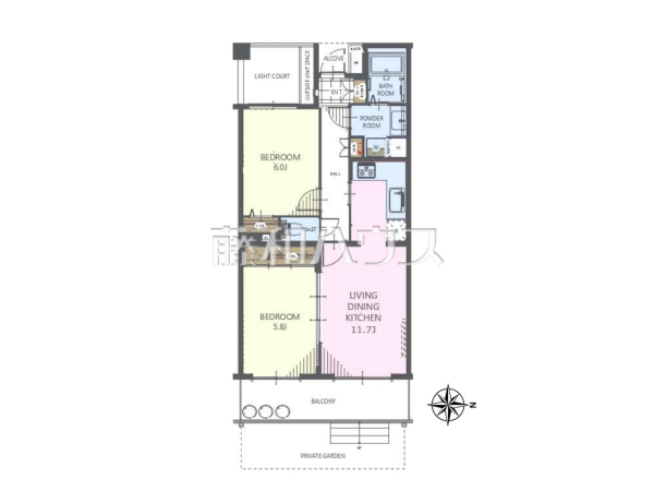 間取図 【東村山北パーク・ホームズ】 間取図 【東村山北パーク・ホームズ】