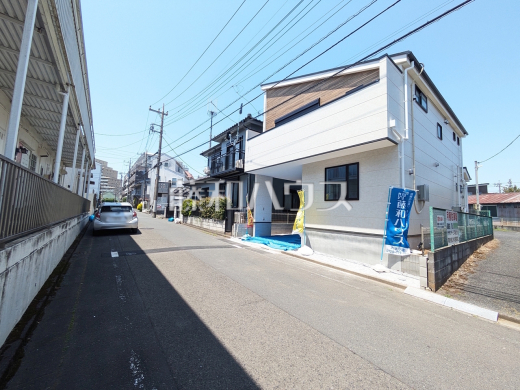 接道状況および現場風景 【八王子市北野町】