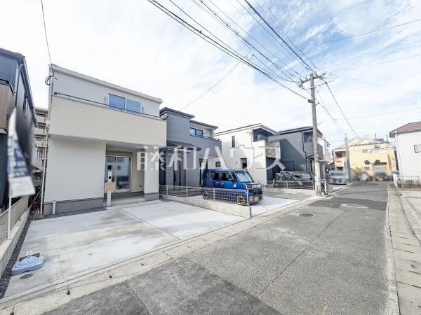2号棟 接道状況および現場風景 【福岡市南区警弥郷1丁目】 2号棟 接道状況および現場風景 【福岡市南区警弥郷1丁目】