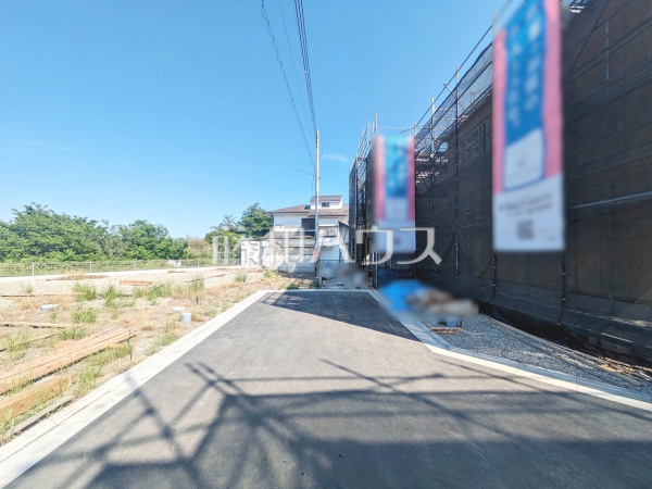 接道状況および現場風景 【八王子市泉町】 接道状況および現場風景 【八王子市泉町】