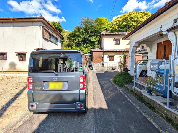 接道状況および現場風景 【小牧市堀の内1丁目】 接道状況および現場風景 【小牧市堀の内1丁目】