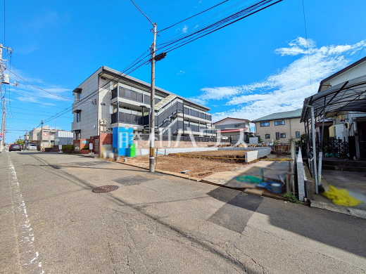 接道状況および現場風景 【日野市多摩平5丁目】