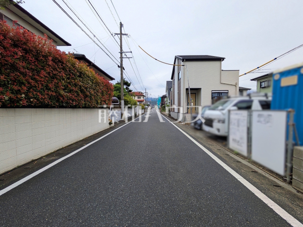 接道状況および現場風景 【糟屋郡志免町田富4丁目】 接道状況および現場風景 【糟屋郡志免町田富4丁目】