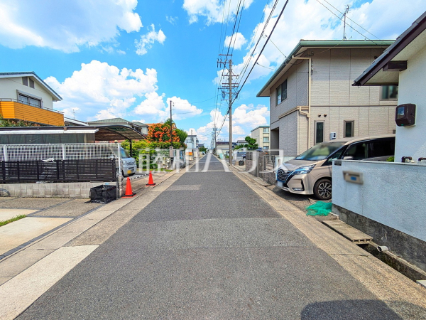 接道状況および現場風景 【名古屋市守山区太田井】 接道状況および現場風景 【名古屋市守山区太田井】