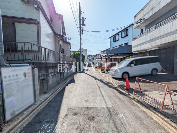 接道状況および現場風景 【名古屋市守山区守山2丁目】 接道状況および現場風景 【名古屋市守山区守山2丁目】