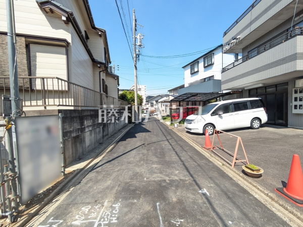 接道状況および現場風景 【名古屋市守山区守山2丁目】 接道状況および現場風景 【名古屋市守山区守山2丁目】