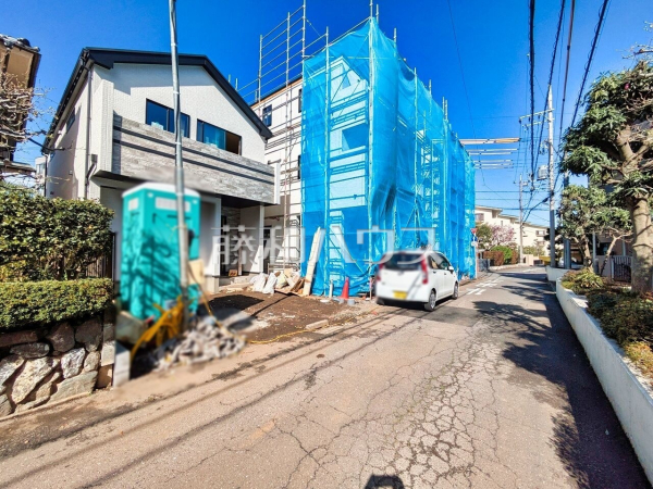 接道状況および現場風景 【所沢市南住吉】 接道状況および現場風景 【所沢市南住吉】