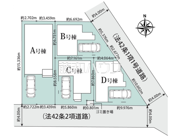 全体区画図 【所沢市南住吉】 全体区画図 【所沢市南住吉】
