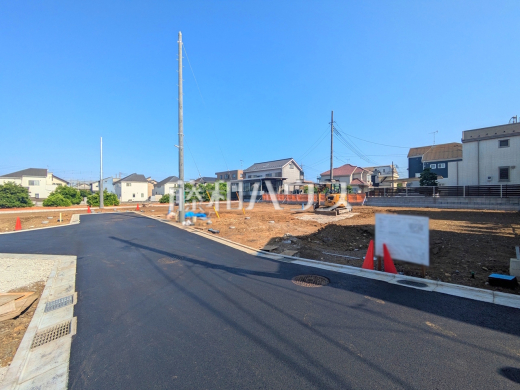 接道状況および現場風景 【立川市砂川町8丁目】