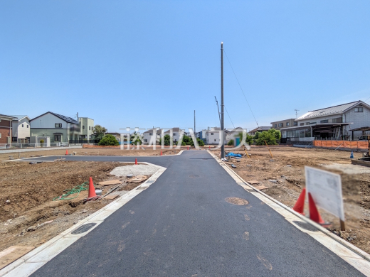 接道状況および現場風景 【立川市砂川町8丁目】