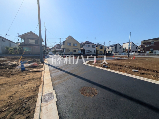 接道状況および現場風景 【立川市砂川町8丁目】