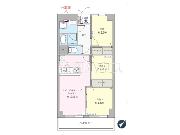 間取図 【DIKマンション和光D号棟】 間取図 【DIKマンション和光D号棟】
