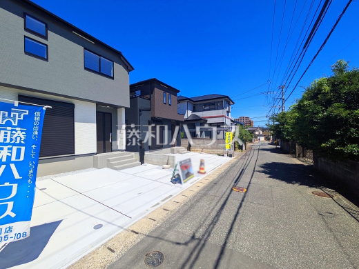 接道状況および現場風景 【福岡市城南区樋井川2丁目】