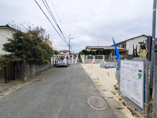 接道状況および現場風景 【福岡市城南区樋井川2丁目】