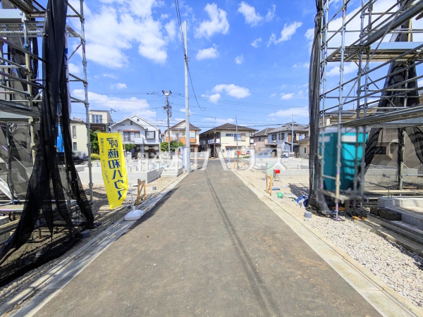 接道状況および現場風景 【調布市富士見町3丁目】 接道状況および現場風景 【調布市富士見町3丁目】