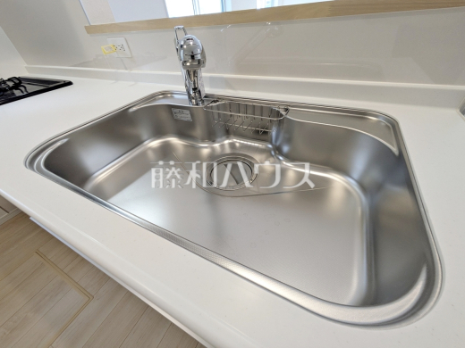 6号棟 浄水器一体型水栓【調布市富士見町3丁目】 いつでもおいしいお水が飲める浄水器一体型水栓も完備