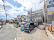 2号棟 接道状況および現場風景 【福岡市東区舞松原5丁目】 2号棟 接道状況および現場風景 【福岡市東区舞松原5丁目】