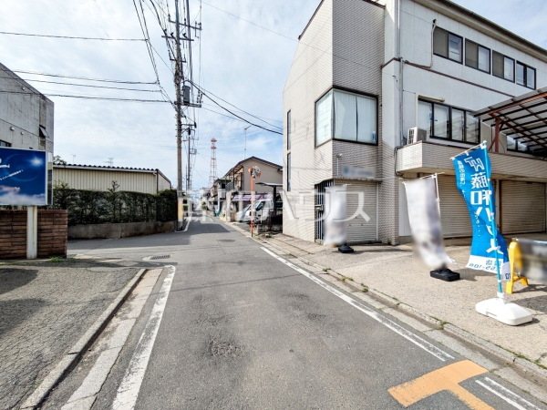 接道状況および現場風景 【新座市野火止3丁目】 接道状況および現場風景 【新座市野火止3丁目】