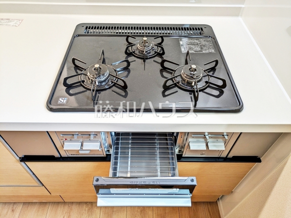 A号棟 キッチンコンロ・グリル 【板橋区小豆沢4丁目】 A号棟 キッチンコンロ・グリル 【板橋区小豆沢4丁目】