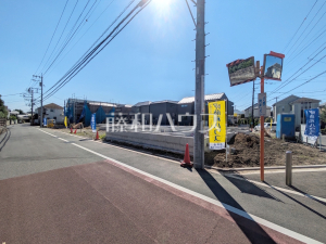 接道状況および現場風景