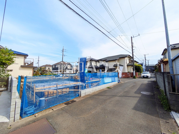 接道状況および現場風景 【日野市大坂上2丁目】 接道状況および現場風景 【日野市大坂上2丁目】