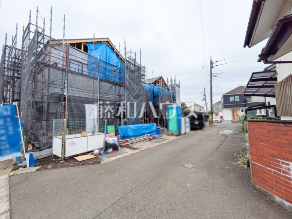 接道状況および現場風景 【日野市大坂上2丁目】 接道状況および現場風景 【日野市大坂上2丁目】