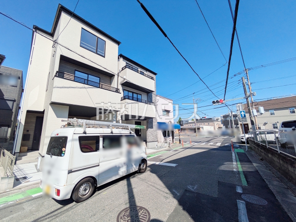 1号棟 接道状況および現場風景 【福岡市博多区那珂1丁目】 1号棟 接道状況および現場風景 【福岡市博多区那珂1丁目】