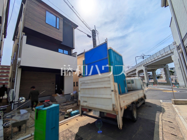 接道状況および現場風景 【福岡市博多区南本町1丁目】 接道状況および現場風景 【福岡市博多区南本町1丁目】