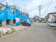 接道状況および現場風景 【武蔵村山市残堀5丁目】 接道状況および現場風景 【武蔵村山市残堀5丁目】