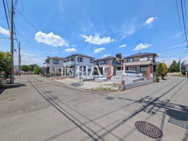接道状況および現場風景 【武蔵村山市残堀5丁目】 接道状況および現場風景 【武蔵村山市残堀5丁目】