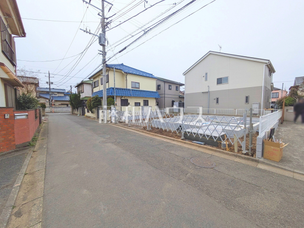 接道状況および現場風景 【西東京市向台町6丁目】 接道状況および現場風景 【西東京市向台町6丁目】