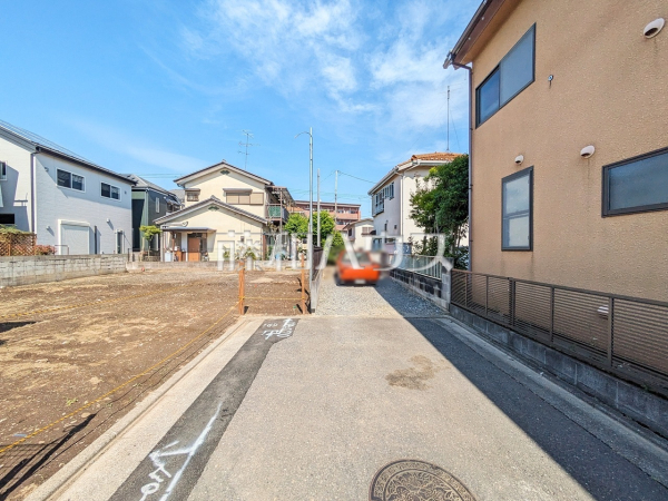 接道状況および現場風景 【国分寺市西町5丁目】 接道状況および現場風景 【国分寺市西町5丁目】