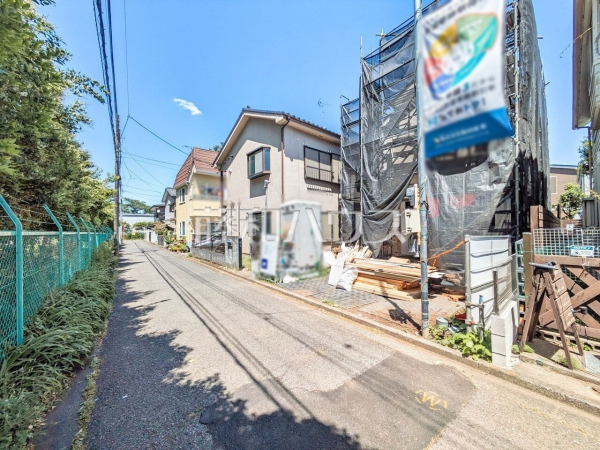 接道状況および現場風景 【小平市津田町2丁目】 接道状況および現場風景 【小平市津田町2丁目】