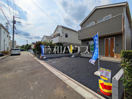 接道状況および現場風景 【調布市深大寺北町3丁目】