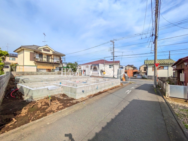 接道状況および現場風景 【昭島市緑町2丁目】 接道状況および現場風景 【昭島市緑町2丁目】