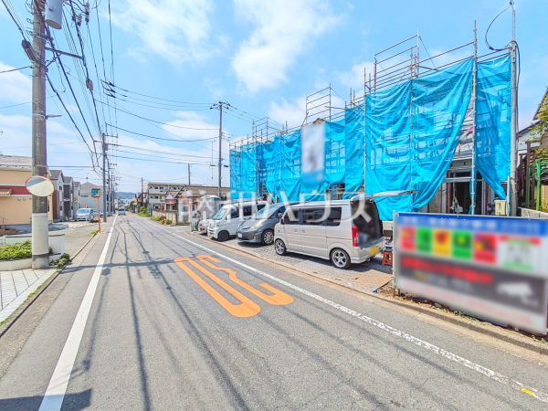接道状況および現場風景 【昭島市緑町2丁目】 接道状況および現場風景 【昭島市緑町2丁目】
