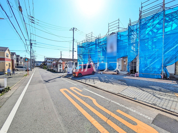 接道状況および現場風景 【昭島市緑町2丁目】 接道状況および現場風景 【昭島市緑町2丁目】