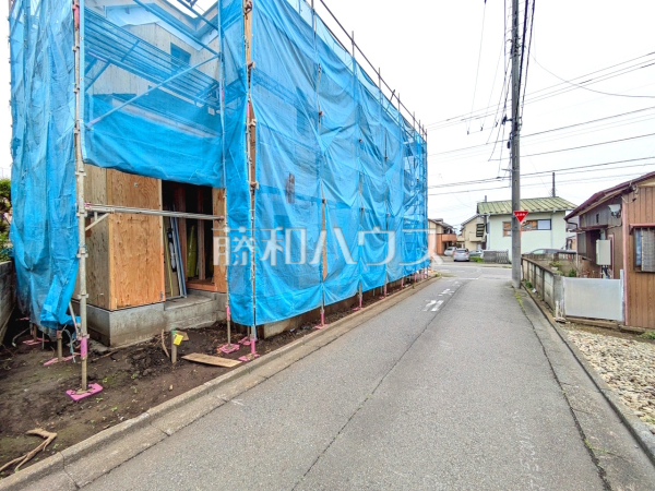 接道状況および現場風景 【昭島市緑町2丁目】 接道状況および現場風景 【昭島市緑町2丁目】