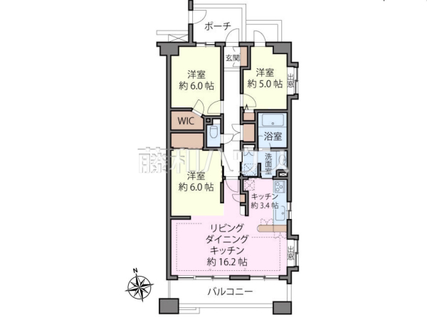 間取図 【アールヴェール三鷹下連雀】 間取図 【アールヴェール三鷹下連雀】