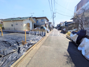 接道状況および現場風景