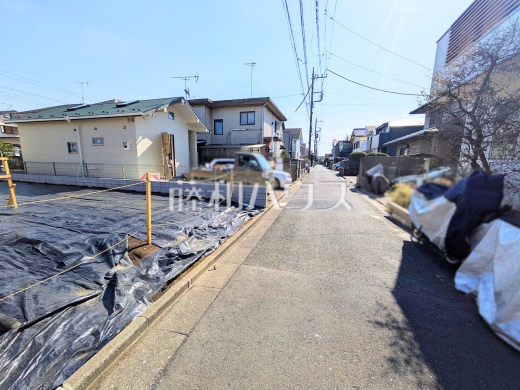 接道状況および現場風景 【国分寺市本多4丁目】