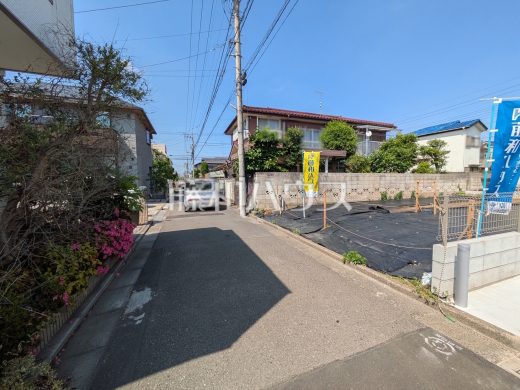 接道状況および現場風景 【国分寺市本多4丁目】
