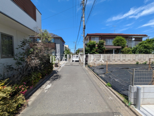 接道状況および現場風景 【国分寺市本多4丁目】